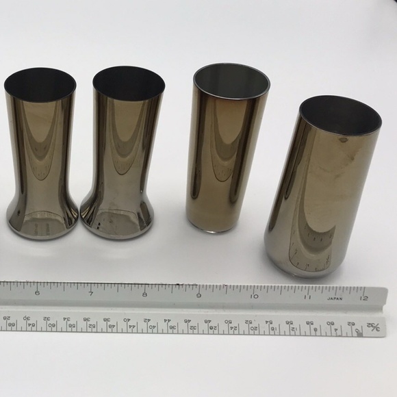 Set Of 4 Mercury Glass Shot Glass Made In Slovakia, NWOB - Picture 10 of 11